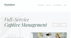 Desktop Screenshot of hamiltoncaptivemanagement.com