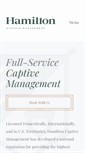 Mobile Screenshot of hamiltoncaptivemanagement.com